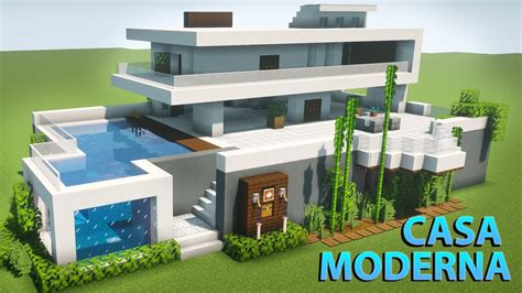 tutorial casa moderna minecraft.